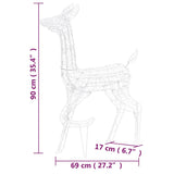 Reindeer Family Blue Acrylic Small Decorative Inlays 329791