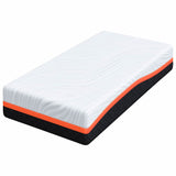 Mattress White and Grey 80 x 160 cm Memory Foam 4106298