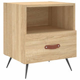 Bedside Cabinets 2 pcs Sonoma Oak 40x35x47.5 cm Engineered Wood 827379