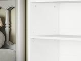 Six Shelf Bookcase - White T3398P344753