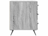 Bedside Cabinet Grey Sonoma 43 x 41 x 66.5 cm Engineered Wood 895481
