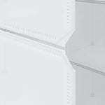 Modular Cabinet with 9 Compartments 109x36.5x143 cm White 240498