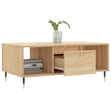 Coffee Table Sonoma Oak 90x50x36.5 cm Engineered Wood 830583