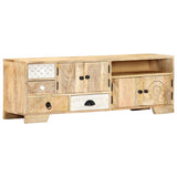 TV Cabinet 120x30x40 cm Solid Mango Wood 247744