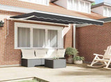 Awning Replacement Fabric Anthracite 2.5 x 2 m Polyester 42000414