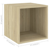 5 Piece TV Cabinet Set Sonoma Oak Engineered Wood 3079622
