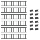 Anthracite 600 x 2.5 x 20 cm Steel 42028454