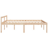 Senior Bed without Mattress 160x200cm Solid Wood Pine 810624