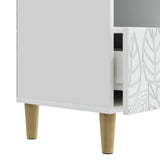 TV Cabinet 102 x 34.5 x 50 cm White Engineered Wood 895135