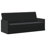 Sofa Set 2 pcs Black Velvet 3433222