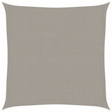 Sunshade Sail 160 g/m Square Light Grey 3.6x3.6 m HDPE 4001967