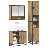 Bathroom Furniture Set 3 pcs Artisan Oak Engineered Wood 3402439