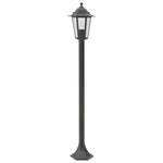 ZNTS Garden Post Lights 6 pcs E27 110 cm Aluminium Bronze 44205