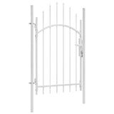 Garden Gate Woerden Steel 1x2.25 m White 143066