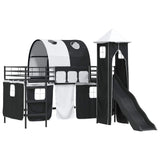 Kids'Loft Bed Frame Black 80 x 200 cm Metal 42020872