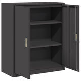 Storage Cabinet Black 90 x 40 x 105 cm Steel 891646