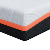 Mattress White and Grey 180 x 200 cm Memory Foam 4106308