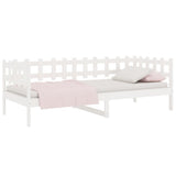Day Bed without Mattress White 80x200 cm Solid Wood Pine 820752