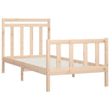 Bed Frame without Mattress Solid Wood Pine 90x200 cm 3107013
