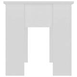 Coffee Table White 101x49x52 cm Engineered Wood 809683