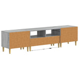 5 Piece LED TV Cabinet Grey Sonoma Engineered Wood 3416767