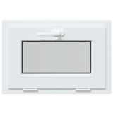 Basement Window RISOR 60 x 40 cm PVC and Glass White 42047263