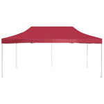 Professional Folding Party Tent Aluminium 6x3 m Wine Red 45504