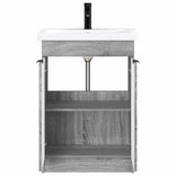 Bathroom Furniture Set Grey Sonoma 56 x 37.5 x 81 cm 3404150