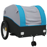 Bike Trailer Black and Blue 45 kg Iron 94156