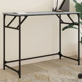 Desk Grey Sonoma 100x45x76 cm Engineered Wood and Powder-coated Steel 842269