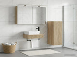Bathroom Cabinet Set 4 pcs Sonoma Oak Engineered Wood 3407385