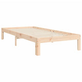 Bed Frame without Mattress Small Single Solid Wood Pine 3193621