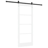 Sliding Door ORKDAL White and Black 83 x 202 cm 3331858