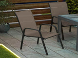 Set of Four Stackable Mesh Seat Chairs - Grey T3398P315994