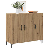 Sideboard Artisian Oak 90x34x80 cm Engineered Wood 857315
