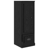 Highboard with Drawer 3 pcs Black Oak Engineered Wood 3402673