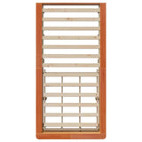 Bed Frame Wax Brown 80 x 200 cm Solid Pine Wood 3385738