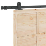 Sliding Door Natural 100 x 208 cm Solid Pine Wood 3445648