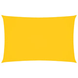 Sunshade Sail Oxford Fabric Rectangular 4x7 m Yellow 135603
