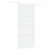 Sliding Door ORKDAL White 93 x 202 cm Solid Pine Wood 3333711
