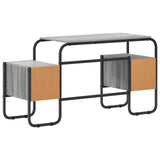 Desk with Storage Grey Sonoma 145 x 50 x 75 cm 8008011