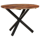 Dining Table 100x100x75 cm Acacia Wood with Honey Finish 321683