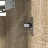 Bathroom Wall Cabinet with Mirror Sonoma Oak 60x21x60 cm 861898