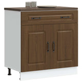 Kitchen Base Cabinet Kalmar Brown Oak Engineered Wood 853504