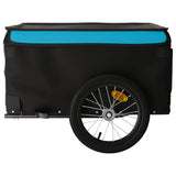Bike Trailer Black and Blue 45 kg Iron 94086