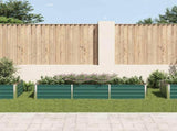 44843 Garden Raised Bed Galvanised Steel 240x80x45 cm Green