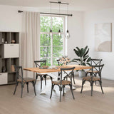 Dining Table Leg Spider Shape White 150x78x cm Steel 4013117