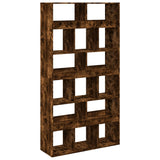 Bookcase Smoked Oak 100x33x187.5 cm Engineered Wood 3309379