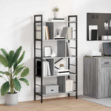 Bookshelf Grey Sonoma 75 x 30 x 156 cm Engineered Wood 883961