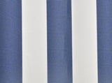 Awning Top Sunshade Canvas Blue & White 4 x 3 m 141011